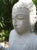 Product image 2 of the product “Standing Buddha, Indian, 60 cm H, grey - natural ”