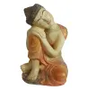 Artikelbild 2 des Artikels “Buddha-Figur, sitzend, verträumt, Steinguss, handbemalt, 22 cm “