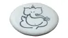 Product image 2 of the product “White stone with Ganesha calligraphy as magnetic holder, 3 pieces ”
