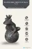 Artikelbild 2 des Artikels “Frog Prince sitting on ball, approx. 70 cm height, cast stone, hollow, handcrafted & coloured “