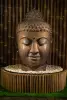 Product image 2 of the product “Buddha head as a water feature, 100 cm H ”
