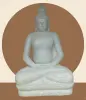 Artikelbild 2 des Artikels “Sitzender Buddha aus Flussstein in Dhyana-Stellung - Geste der Meditation, H. 138 cm “