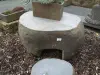 Product image 2 of the product “Stone table, model 4, solid, polished surface, 60 cm H ”