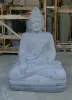 Artikelbild 2 des Artikels “Sitzender Buddha aus Flussstein in Bhumisparsha - Geste des Berührens der Erde. 100cm Höhe. Unikat “