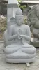 Artikelbild 2 des Artikels “Sitzender Buddha mit floraler Schnitzerei -Chakra Position. Ungefähr 152cm Höhe. Naturstein (Flussstein), Steinmetzarbeiten “