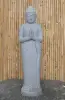 Artikelbild 2 des Artikels “Stehender Buddha aus Flussstein, Position Namaskara, H. 149 cm. “