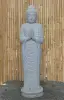 Artikelbild 2 des Artikels “Stehender Buddha aus Flussstein, Position Namaskara, H. 153cm. “
