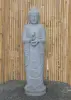 Artikelbild 2 des Artikels “Stehender Buddha aus Flussstein in Dharmachakra-Position - Geste des Rades der Dharma-Lehre. Ungefähr 151cm Höhe “