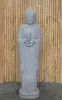 Artikelbild 2 des Artikels “Stehender Buddha aus Flussstein in Dharmachakra-Stellung - Geste des Rades der Dharma-Lehre. Etwa 152cm Höhe “