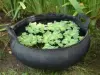 Artikelbild 2 des Artikels “Schale mit Griff, aus recyceltem Reifen, 47 x 20 cm “