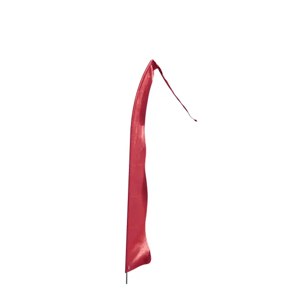Artikelbild 2 des Artikels “Original Balifahne, rot. Die Fahne ist in 3, 4, 5 und 6 Meter erhältlich. Auswahl: 5 Meter Variante“