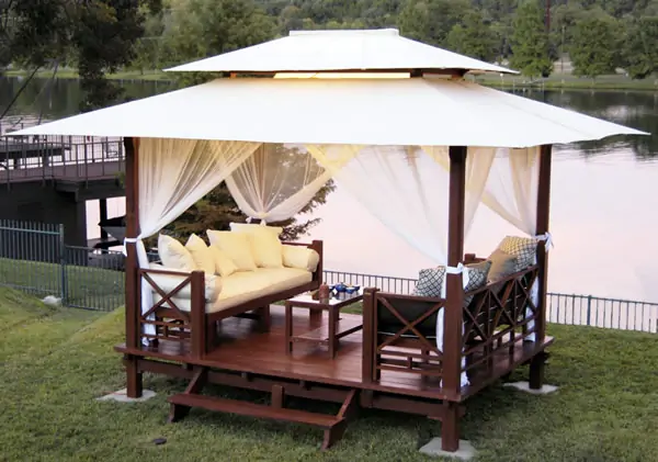Artikelbild 2 des Artikels “Gazebo mit Bali-Ambiente, 250 x 250 cm - Nur zur Abholung “
