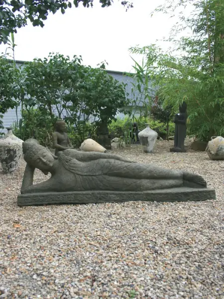 Artikelbild 2 des Artikels “Buddha-Figur, liegend, indisch, 75 cm 75 cm“