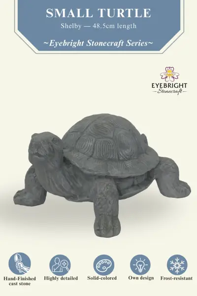 Artikelbild 2 des Artikels “Kleine Schildkröte, 48,5 cm Länge | Steinguss “