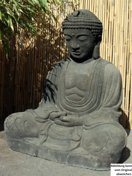 Product image 2 of the product “Seated Buddha, Japanese, 65 cm H ”