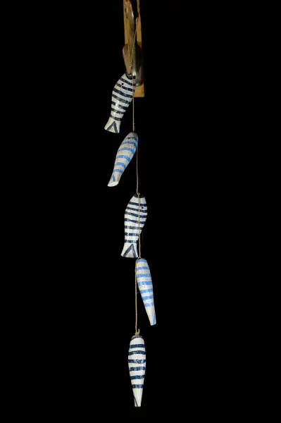 Product image 2 of the product “Decoration hanger, blue fish, 5 pcs., 100 L ”
