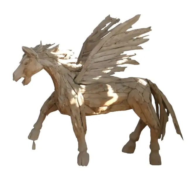 Artikelbild 2 des Artikels “Mythischer Pegasus - Pferd mit Flügeln. Die Flügel sind abnehmbar. Ca. 170cm Länge und 150cm Höhe. “