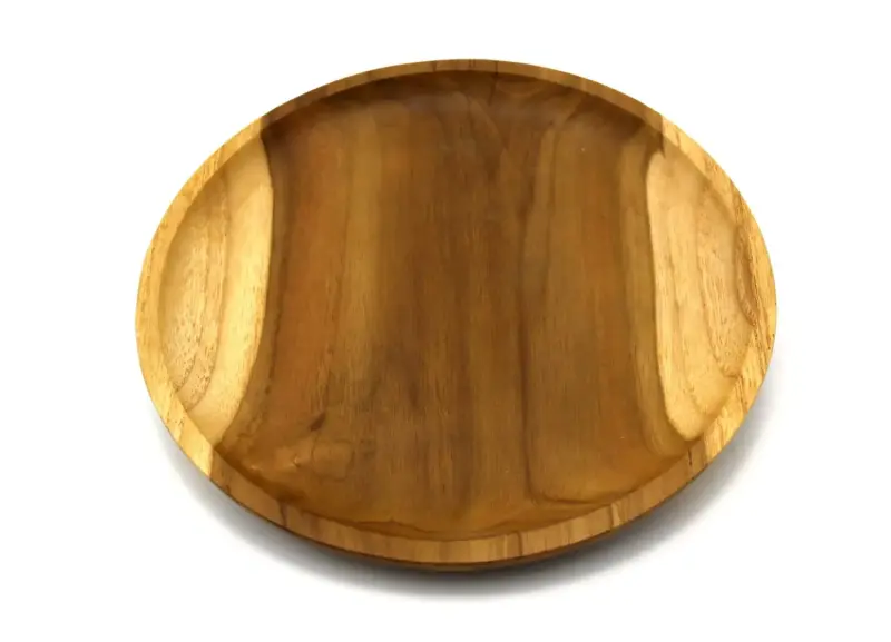 Artikelbild 2 des Artikels “Holzteller, aus Teakholz, 20 cm Durchmesser “