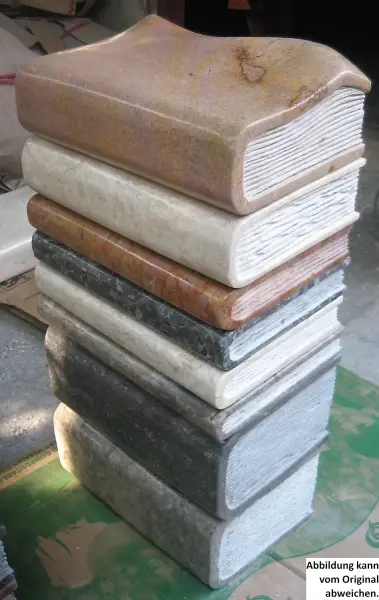 Artikelbild 2 des Artikels “SALE – Buch aus Marmor, rötlich “