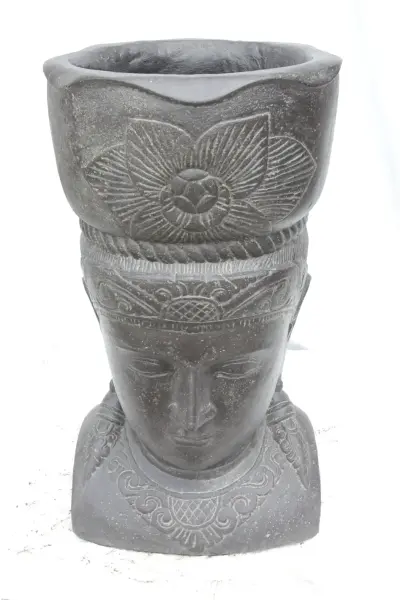 Product image 2 of the product “Ken Dede's head as plant pot, 100 cm H ”