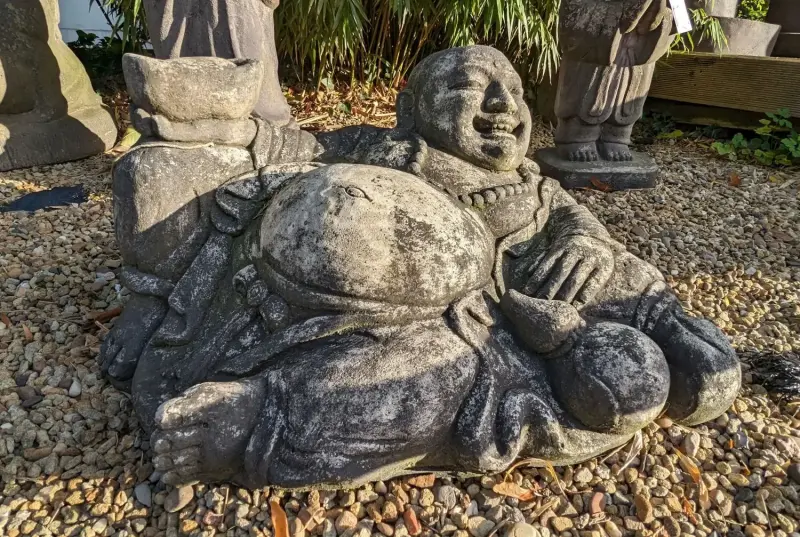 Artikelbild 2 des Artikels “China Buddha liegend, Steinguss, 62cm Länge “