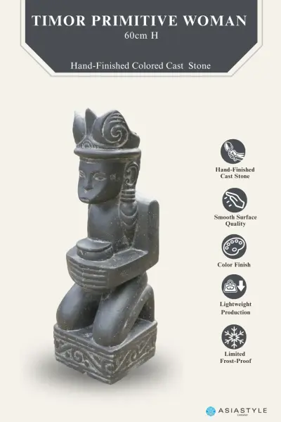 Artikelbild 2 des Artikels “timor primitiv woman, 60 cm high, antique finish “