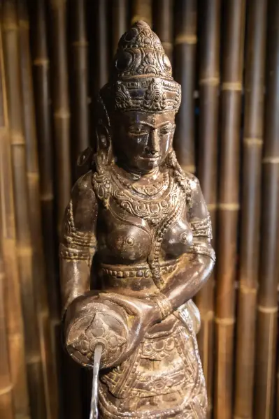 Product image 2 of the product “Standing Dewi Sri as a water feature, 123 cm H ”