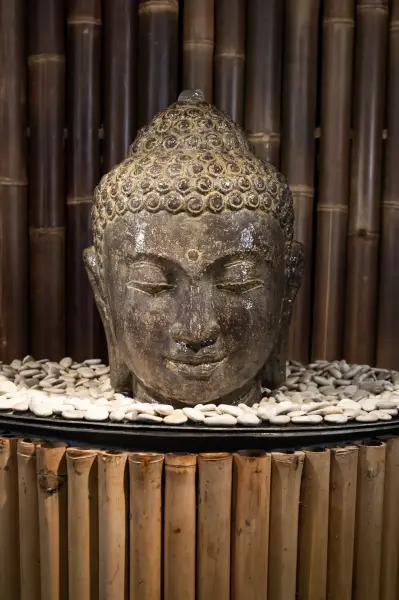 Product image 2 of the product “Buddha head as a water feature, 30 cm H ”