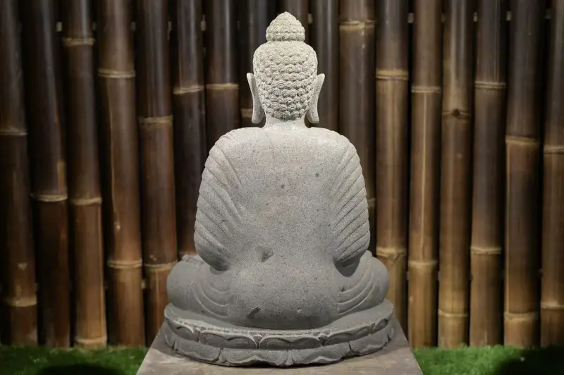 Artikelbild 2 des Artikels “Buddha-Figur, sitzend, „Erdberührung“, indisch, 60 cm “