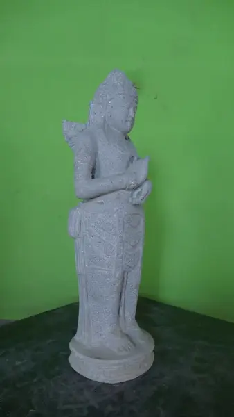 Artikelbild 2 des Artikels “Stehender Dewi Sri, Drehung des Rades, 80cm Höhe, Flussstein, Stein Dewi Sri “