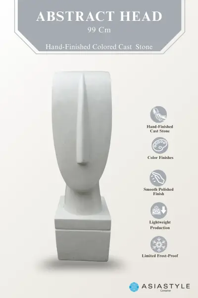 Artikelbild 2 des Artikels “Abstract head, 99cm Height | Terazzo, White color “
