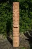 Artikelbild 3 des Artikels “Tiki-Statue im Polynesien-Stil. Aus Kokosnusspalme 150cm. Ca. 18-28cm Ø. Modell 2 - offener Mund. Natürlich “
