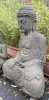Artikelbild 3 des Artikels “Sitzender Buddha, Japaner, 100 cm Höhe, Naturstein (Basanit), Steinmetzarbeiten. Naturstein, Grau “