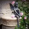 Product image 3 of the product “Sitting elf, bronze look, 22 cm H ”