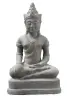 Product image 3 of the product “Buddha, sitting - Khmer, 30 cm high, cast lava stone, antique finish ”