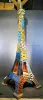 Product image 3 of the product “Eiffel Tower, 230cm height, sculpture from upcyceled oil barrel. 2 parts ”