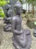 Artikelbild 3 des Artikels “Ausstellungsstück - Sitzender Buddha, Indien, 60 cm Höhe, Kunststein, handgefertigt & farbig. Gussstein mit antikem Finish, handgearbeitet & gefärbt. “
