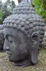 Artikelbild 3 des Artikels “Buddha-Kopf, 48x48x75cm, Steinguss, hohl, handgefertigt & farbig 75 cm“