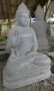 Artikelbild 3 des Artikels “Sitzender Buddha aus Riverstone in Abhaya Position - Geste der Furchtlosigkeit, H.108 cm. “