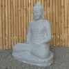 Product image 3 of the product “Seated Buddha made of Riverstone in Dhyana position - gesture of meditation, H. 80cm. ”