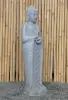 Artikelbild 3 des Artikels “Stehender Buddha aus Flussstein in Dharmachakra-Position - Geste des Rades der Dharma-Lehre. Ungefähr 122cm Höhe “