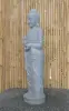 Artikelbild 3 des Artikels “Stehender Buddha aus Flussstein in Dharmachakra-Position - Geste des Rades der Dharma-Lehre. Ungefähr 151cm Höhe “