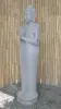 Artikelbild 3 des Artikels “Stehender Buddha aus Flussstein, Position Namaskara, H. 180cm. “