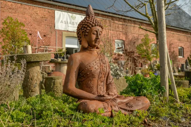 Artikelbild 3 des Artikels “Buddha-Figur in Rostmetall-Look, 75 cm H “