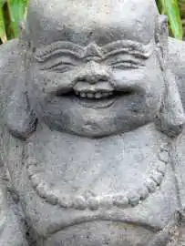 Artikelbild 3 des Artikels “Lachende, chinesische Buddha-Figur, 40 cm, Antikfinish “