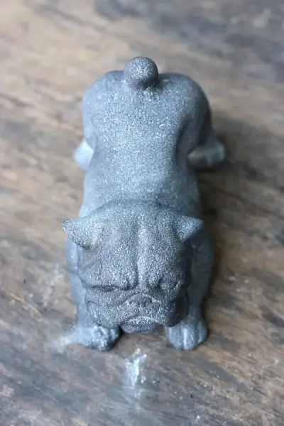Artikelbild 3 des Artikels “Spielender Hund, 10 cm, grau “