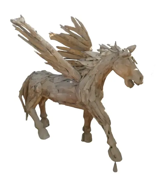 Artikelbild 3 des Artikels “Mythischer Pegasus - Pferd mit Flügeln. Die Flügel sind abnehmbar. Ca. 170cm Länge und 150cm Höhe. “