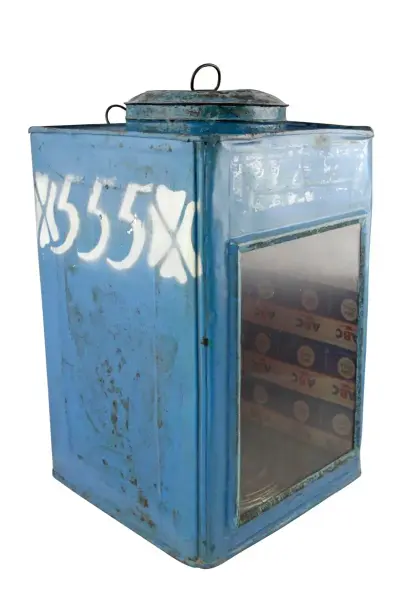 Artikelbild 3 des Artikels “Krupuk-Box, gebrauchter Windlichtkanister, 35 cm “
