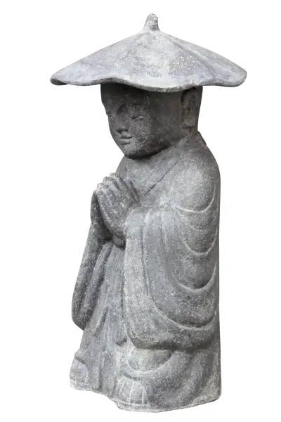Artikelbild 3 des Artikels “Stehender Mönch mit Hut, ca. 60 cm “
