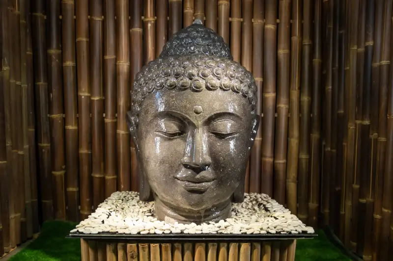 Artikelbild 3 des Artikels “Buddha-Kopf als Wasserspiel, 75 cm “